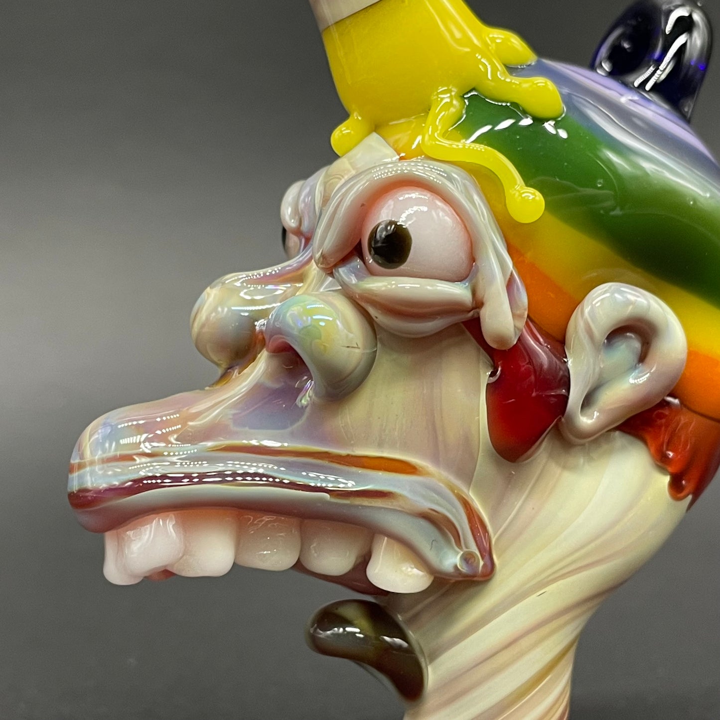 Ice cream kid glass pendant craftsmanship - artisan glass work