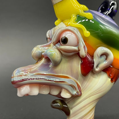 Ice cream kid glass pendant craftsmanship - artisan glass work