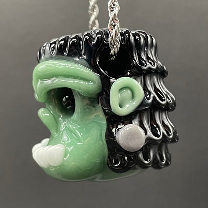 Glass Frankenstein pendant