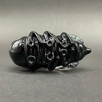 Hand-blown Cicada pendant - Leviathan Glass original