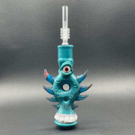 Nectar collector detail view - premium glass art