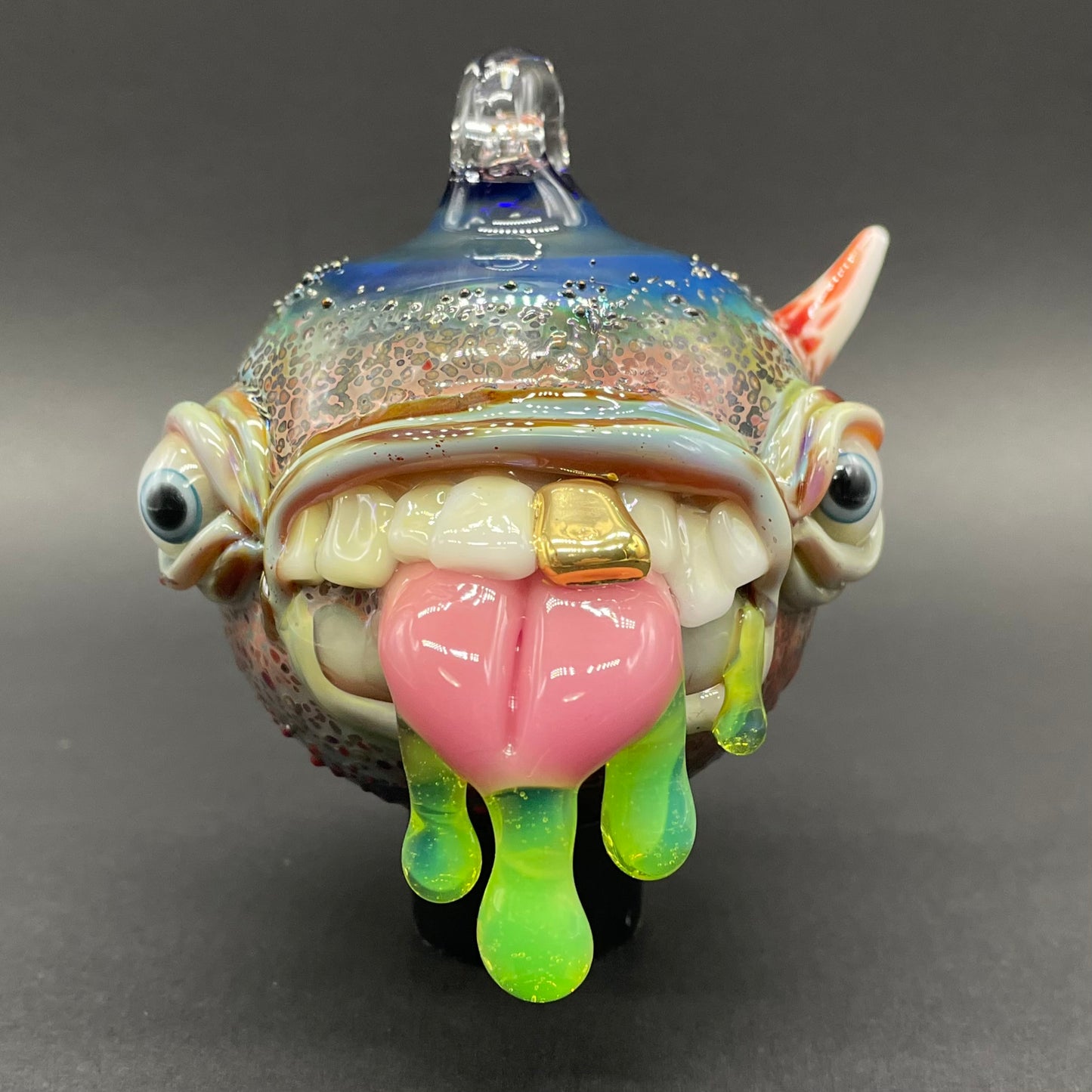 Tongue demon ornament craftsmanship - artisan glass work