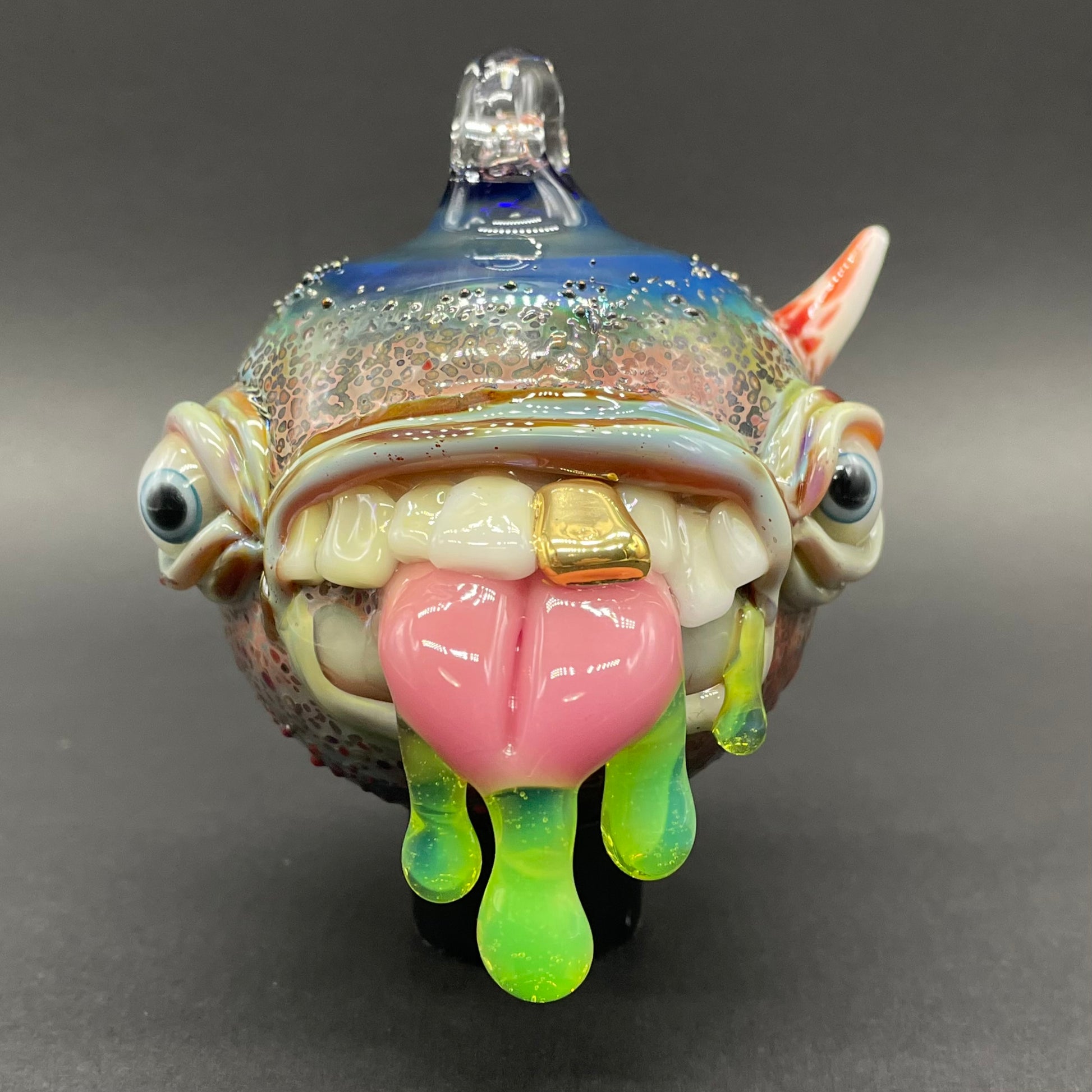 Tongue demon ornament craftsmanship - artisan glass work