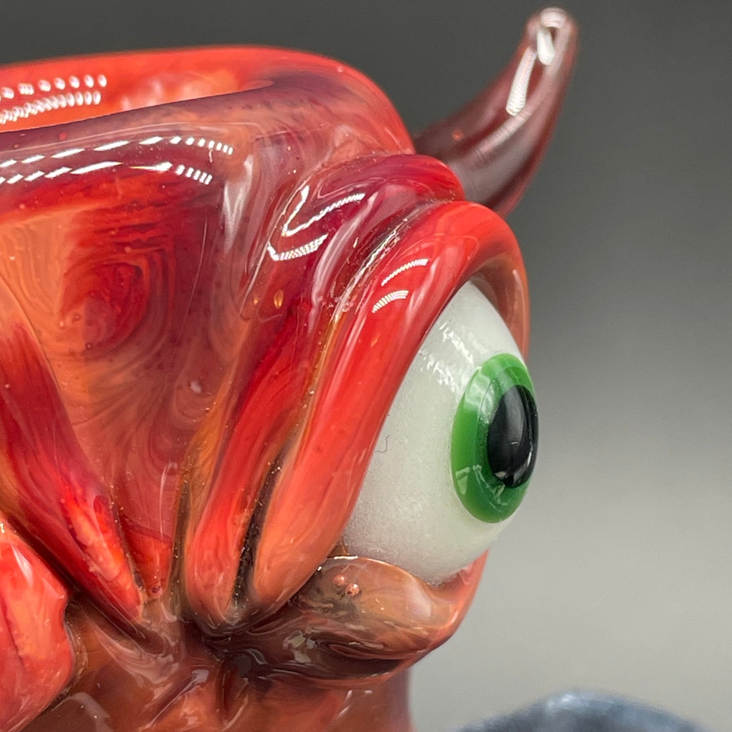 Hand-blown 14mm 45° single hole slide - Leviathan Glass original