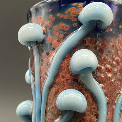 Hand-blown Siberia mushroom shot glass. - Leviathan Glass original