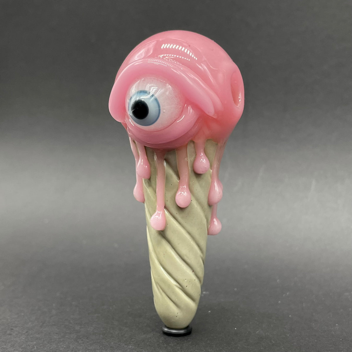 Eye scream cone pendant craftsmanship - artisan glass work