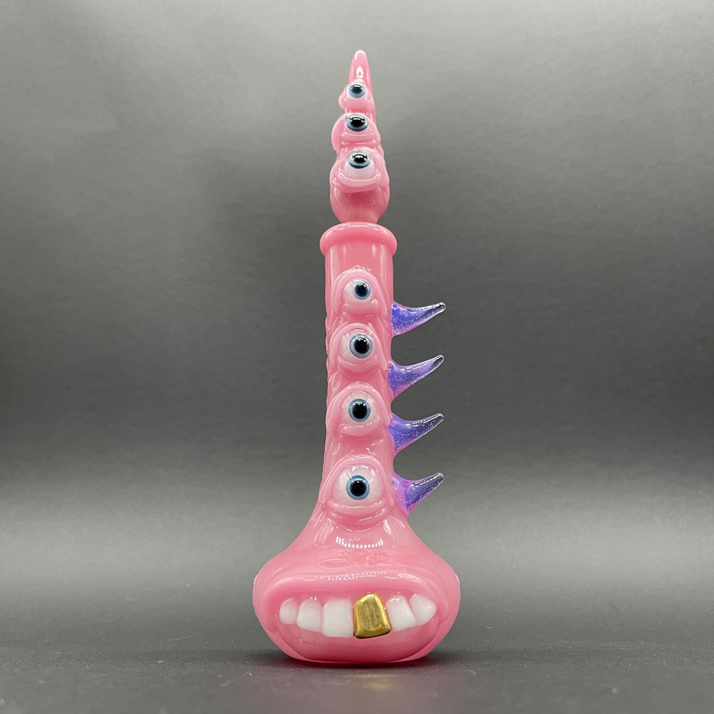 Pink tear Pensieve craftsmanship - artisan glass work