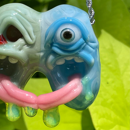 Two headaches are better than one glass art - premium handcrafted piece