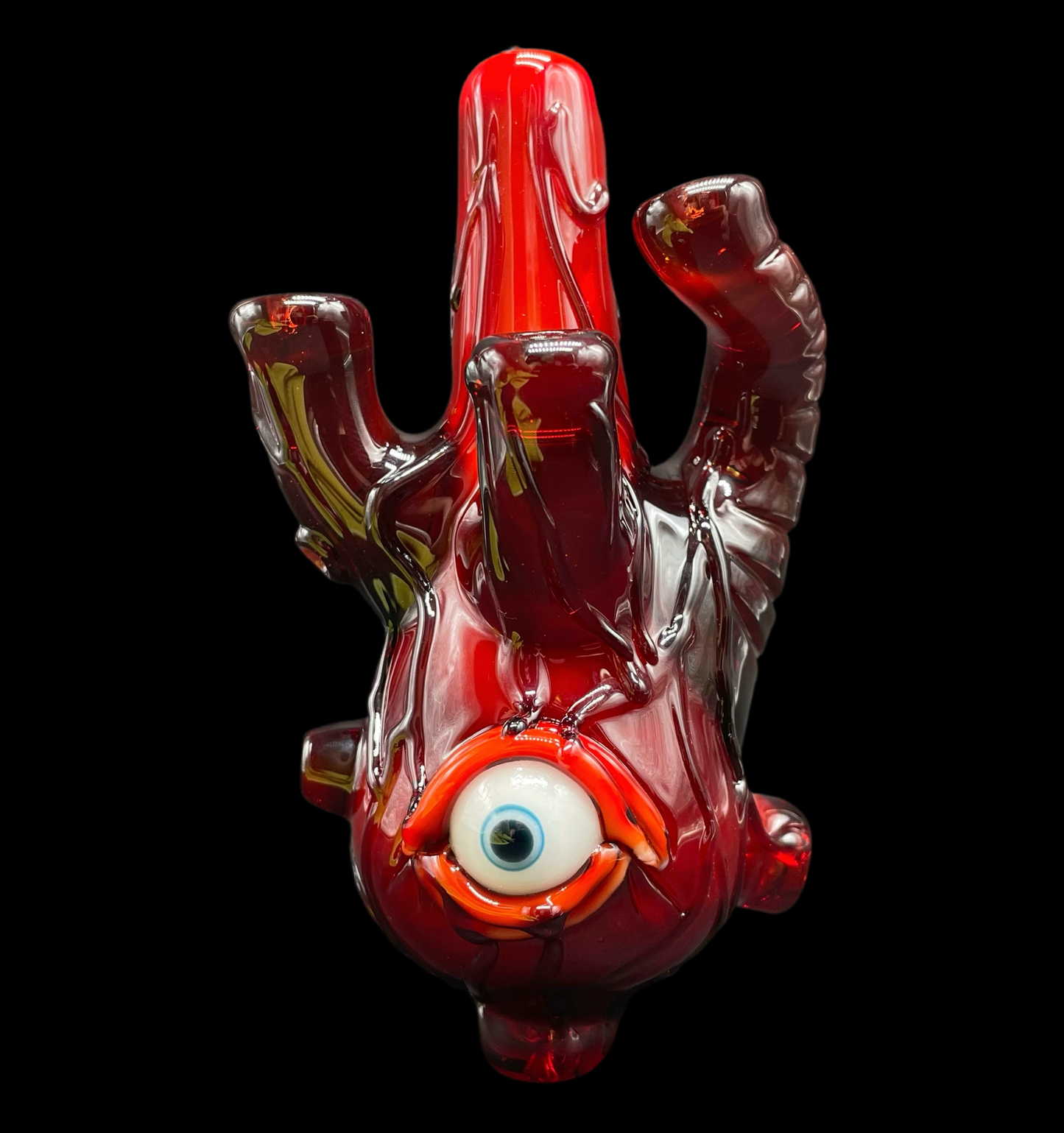 Hand-blown Anatomical heart spoon - Leviathan Glass original