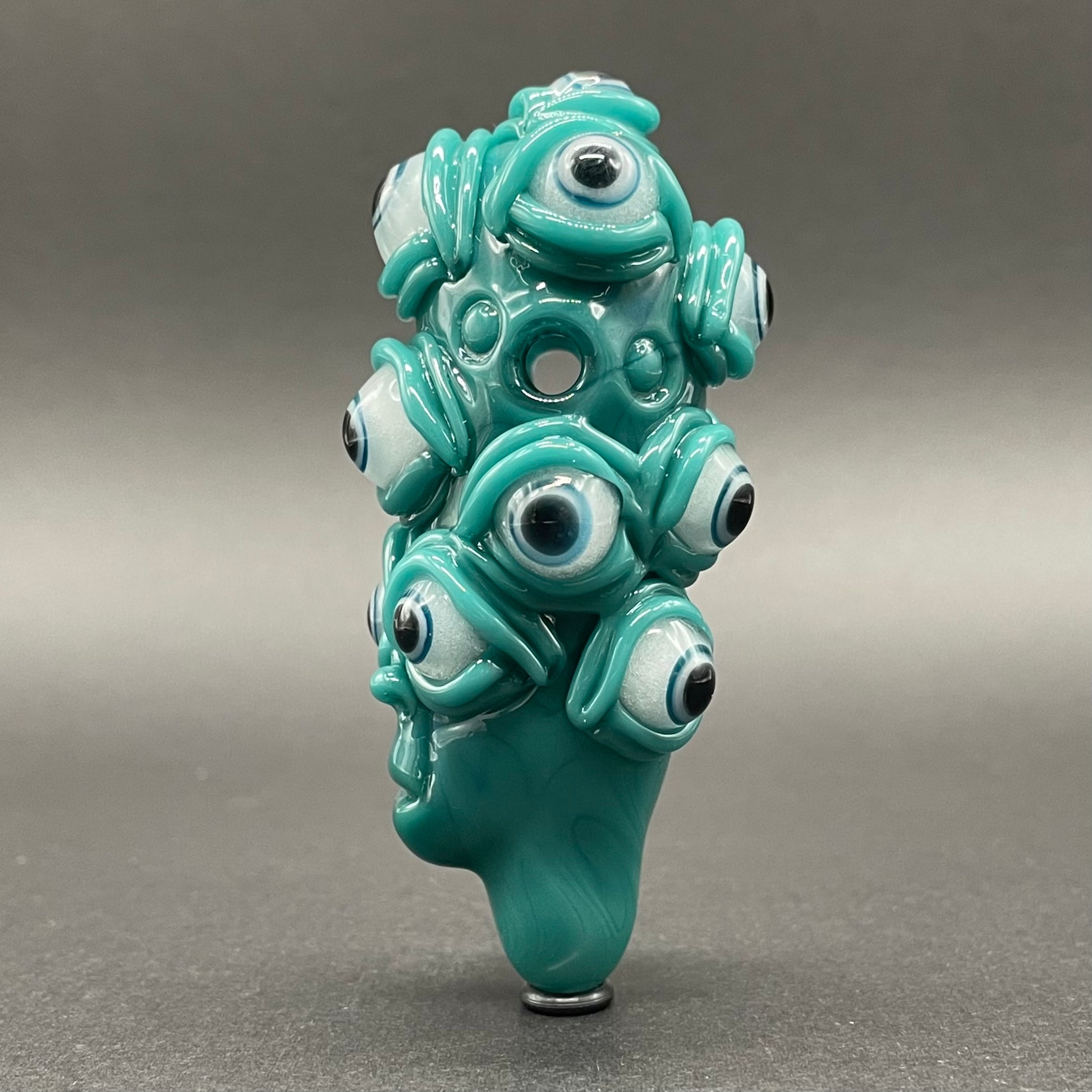 Leviathan Glass The Never-Blinking One glass effigy pendant - hand-blown art
