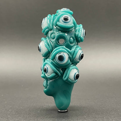 Leviathan Glass The Never-Blinking One glass effigy pendant - hand-blown art