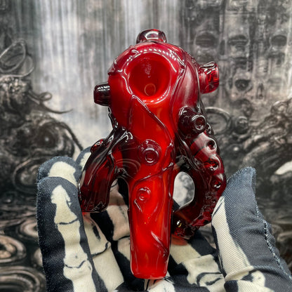 Hand-blown Anatomical heart spoon - Leviathan Glass original