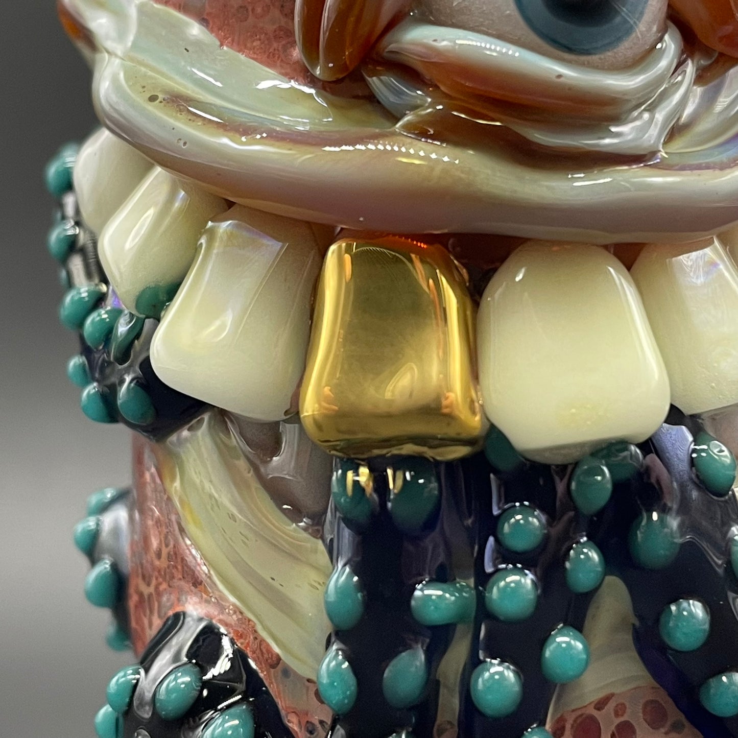 Hand-blown Sushi breath shot glass - Leviathan Glass original