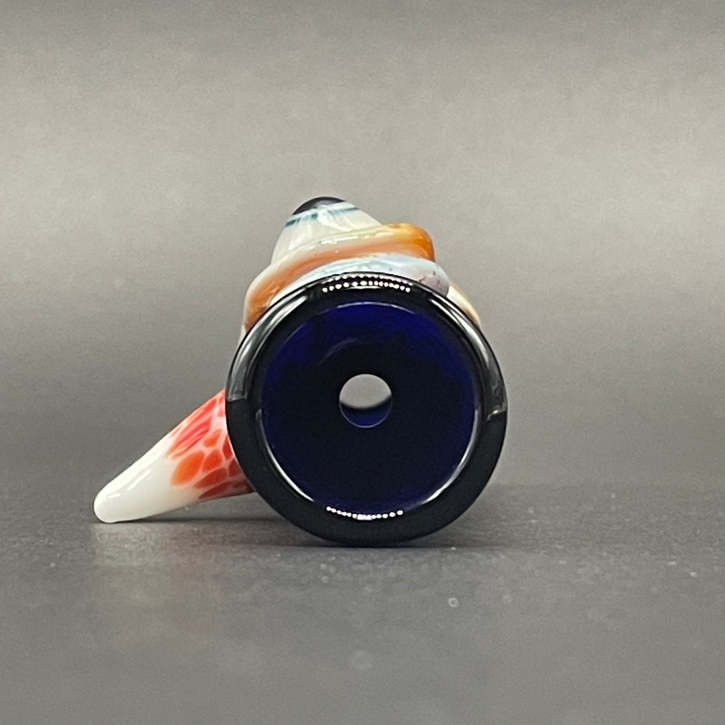 Premium Frit Cyclops Chillum - collectible glass art