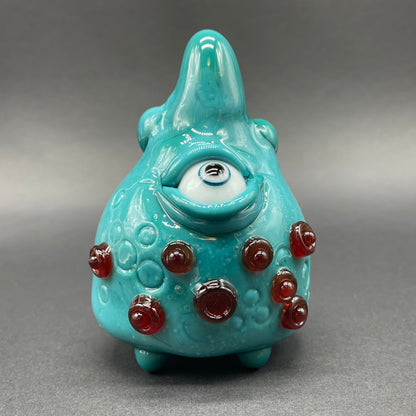 Screaming incense burner glass art - premium handcrafted piece