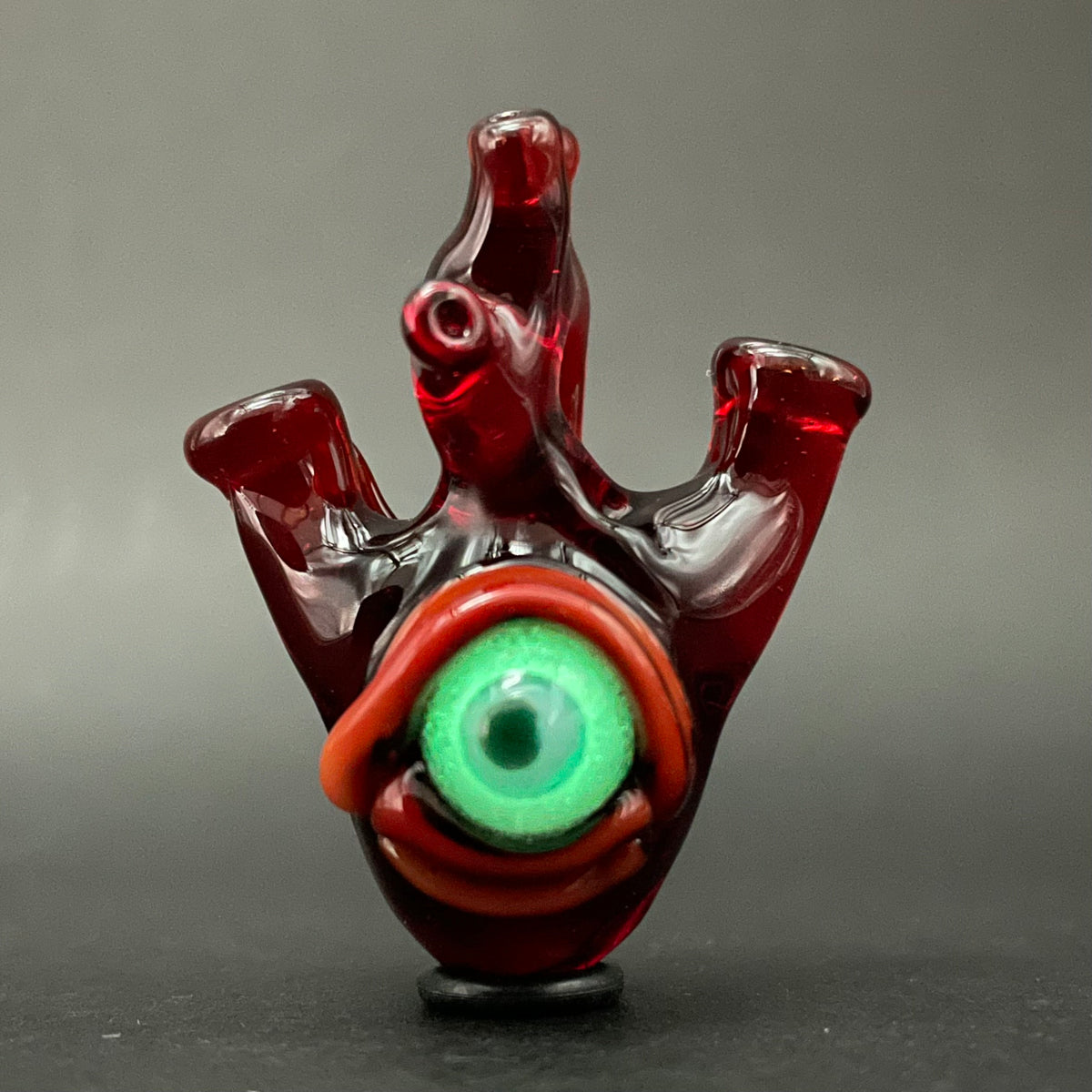 Anatomical cyclops heart pendant