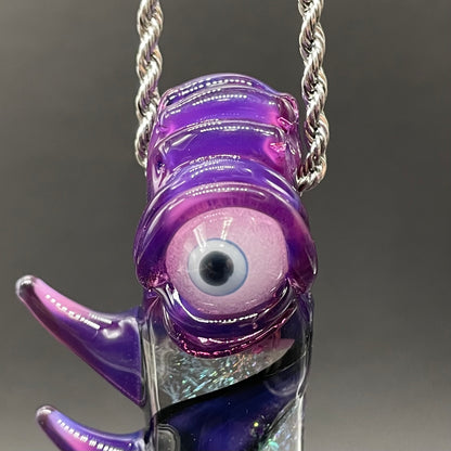Royal jelly dichroic cyclops pendant