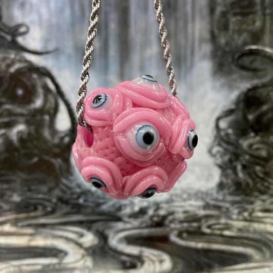 Pink Argus pendant