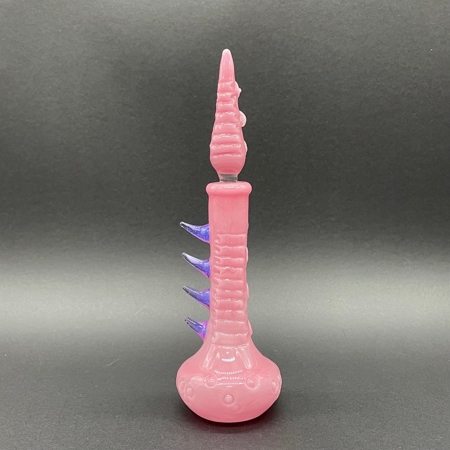 Artisan glass Pink tear Pensieve - detailed craftsmanship