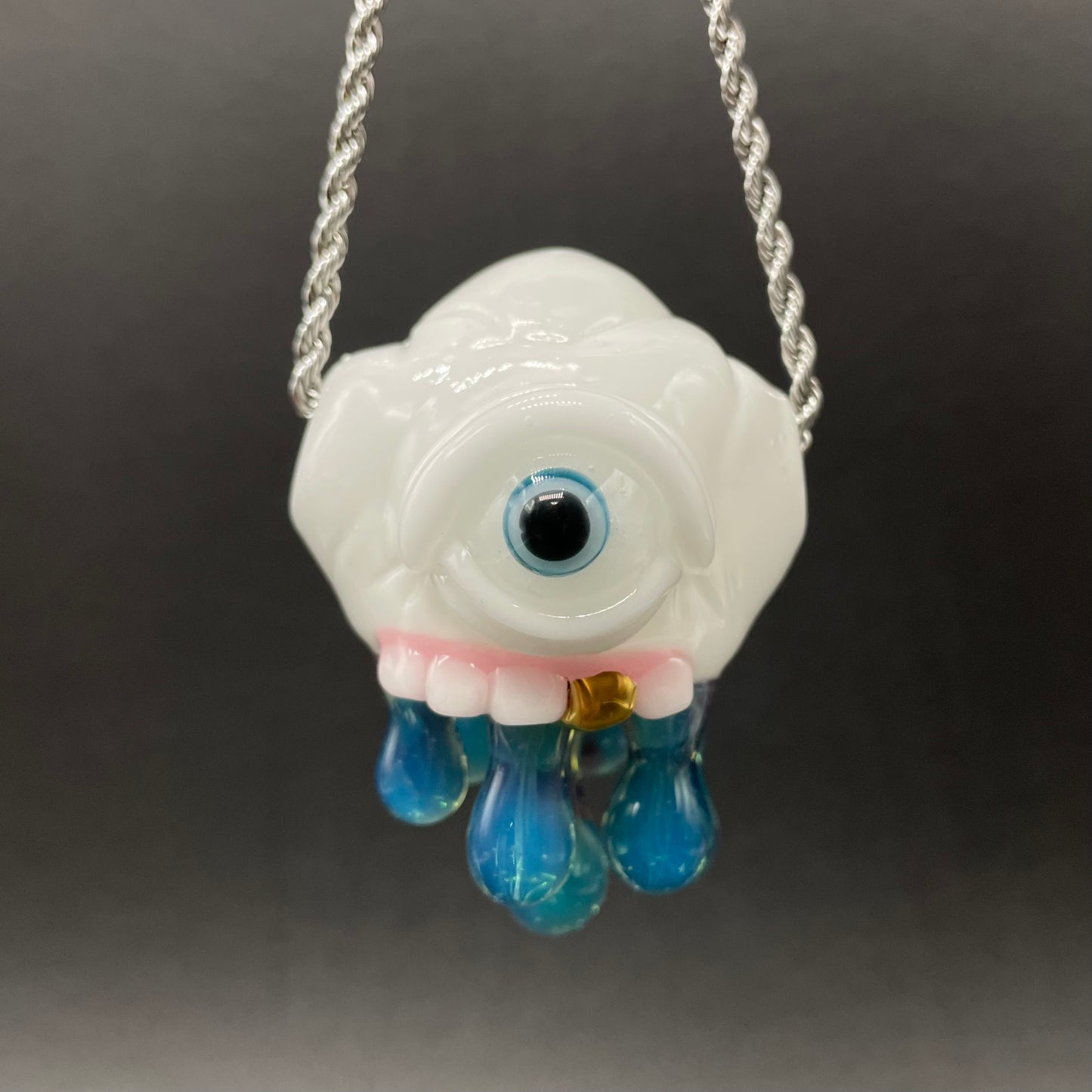 Eye of the storm glass pendant