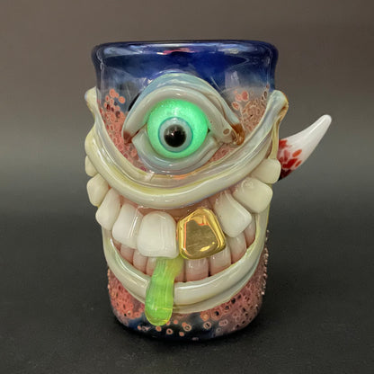 Smiley face shot glass