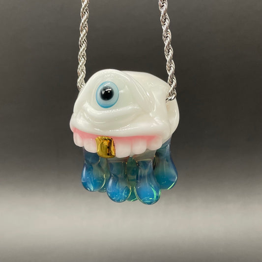 Eye of the storm glass pendant