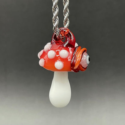 Cyclops mushroom pendant