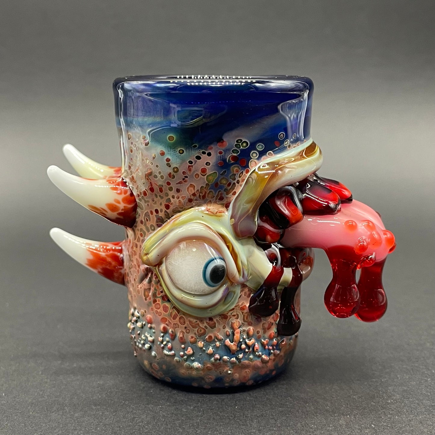 Taste the rainbow shot glass craftsmanship - artisan glass work