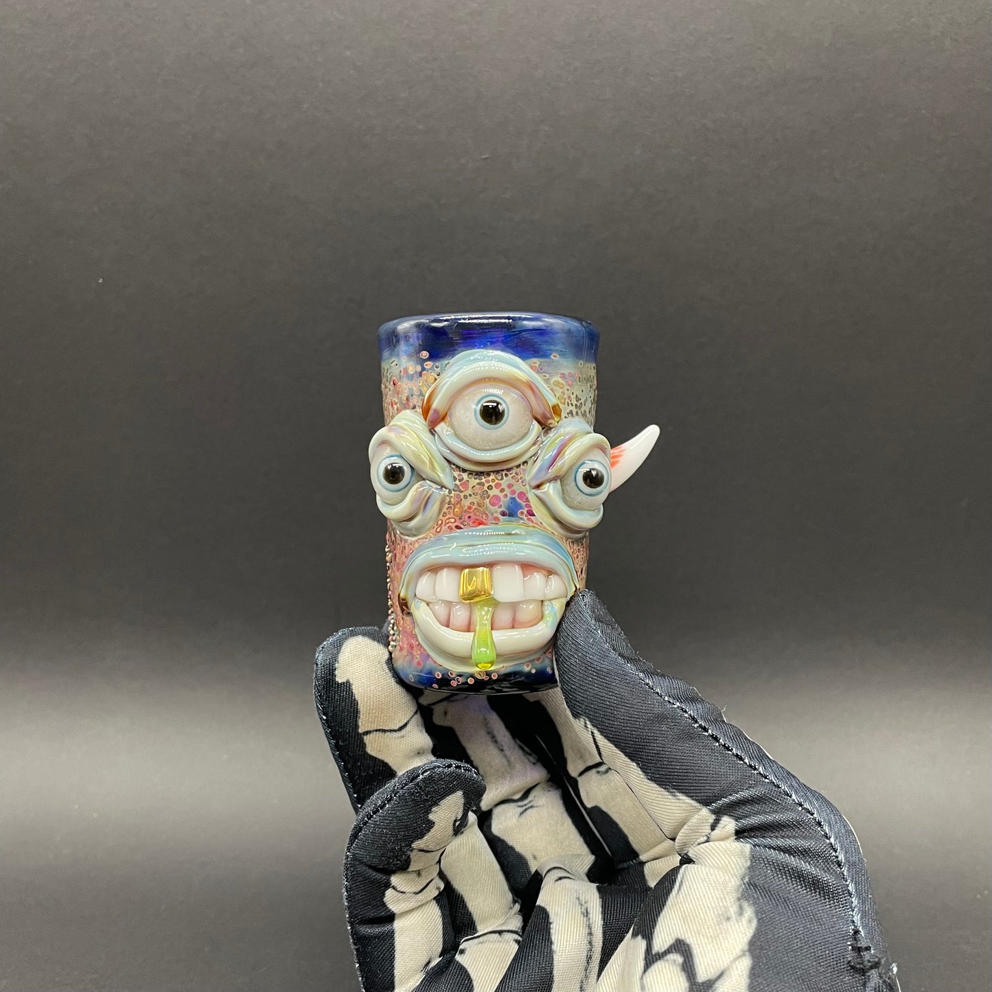 Triclops shot glass