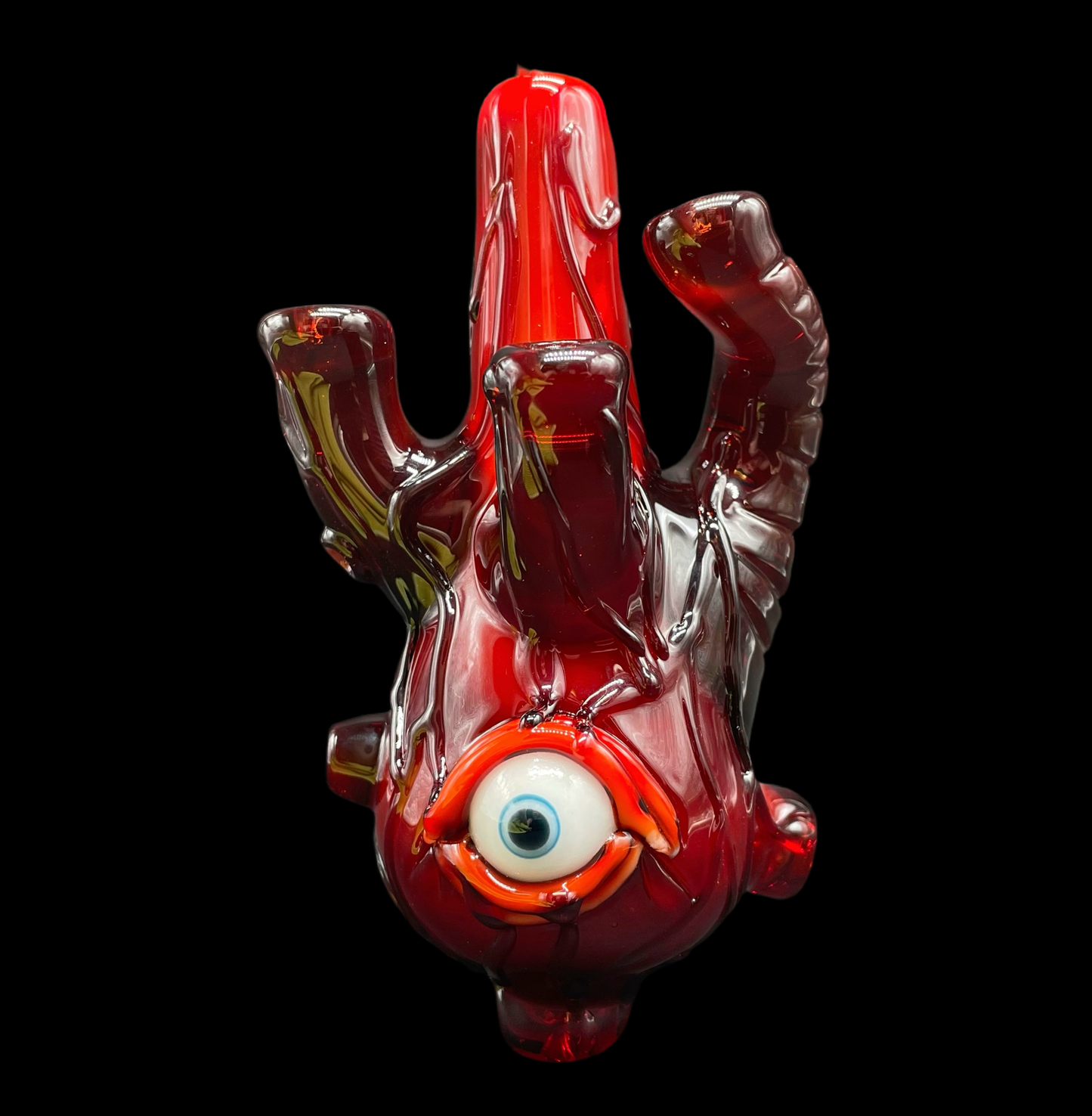 Hand-blown Anatomical heart spoon - Leviathan Glass original