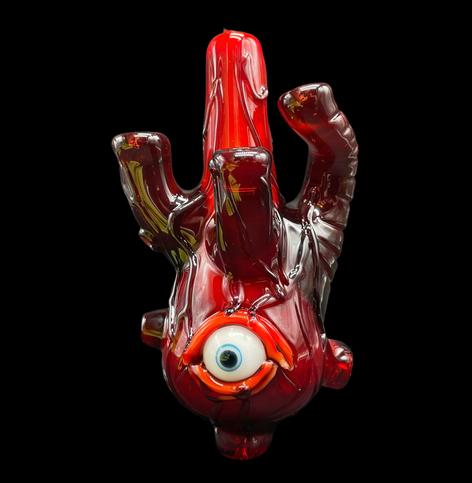 Hand-blown Anatomical heart spoon - Leviathan Glass original