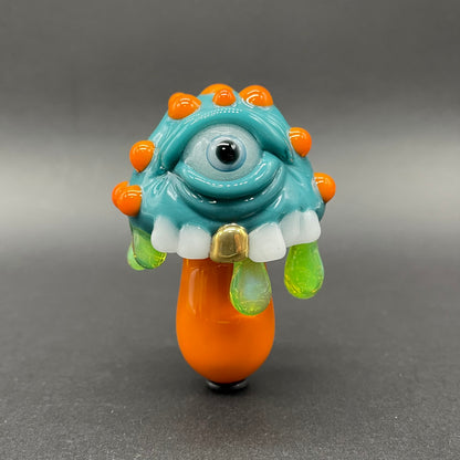 Hand-blown glass About last night glass mushroom pendant by Leviathan Glass