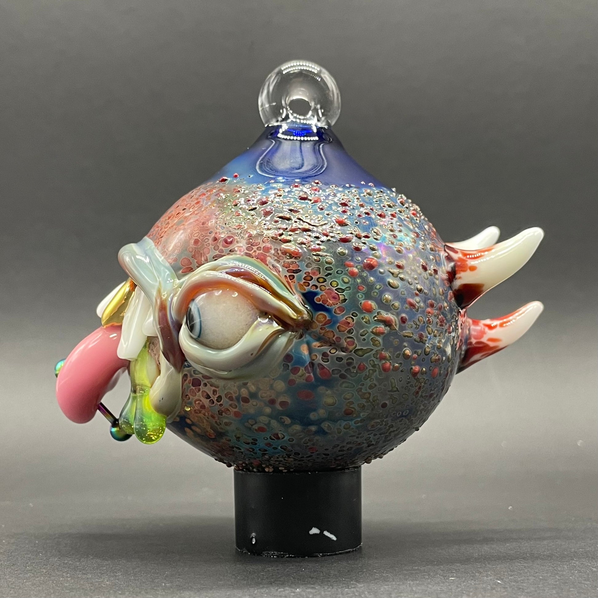 Premium Pierced tongue cyclops ornament - collectible glass art