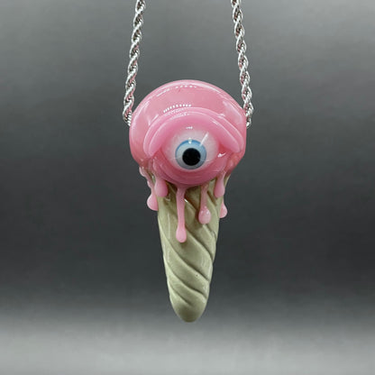Eye scream cone pendant