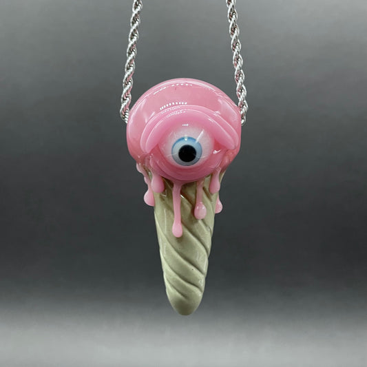Eye scream cone pendant