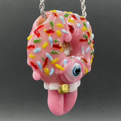 Mmmm doughnuts glass art - premium handcrafted piece