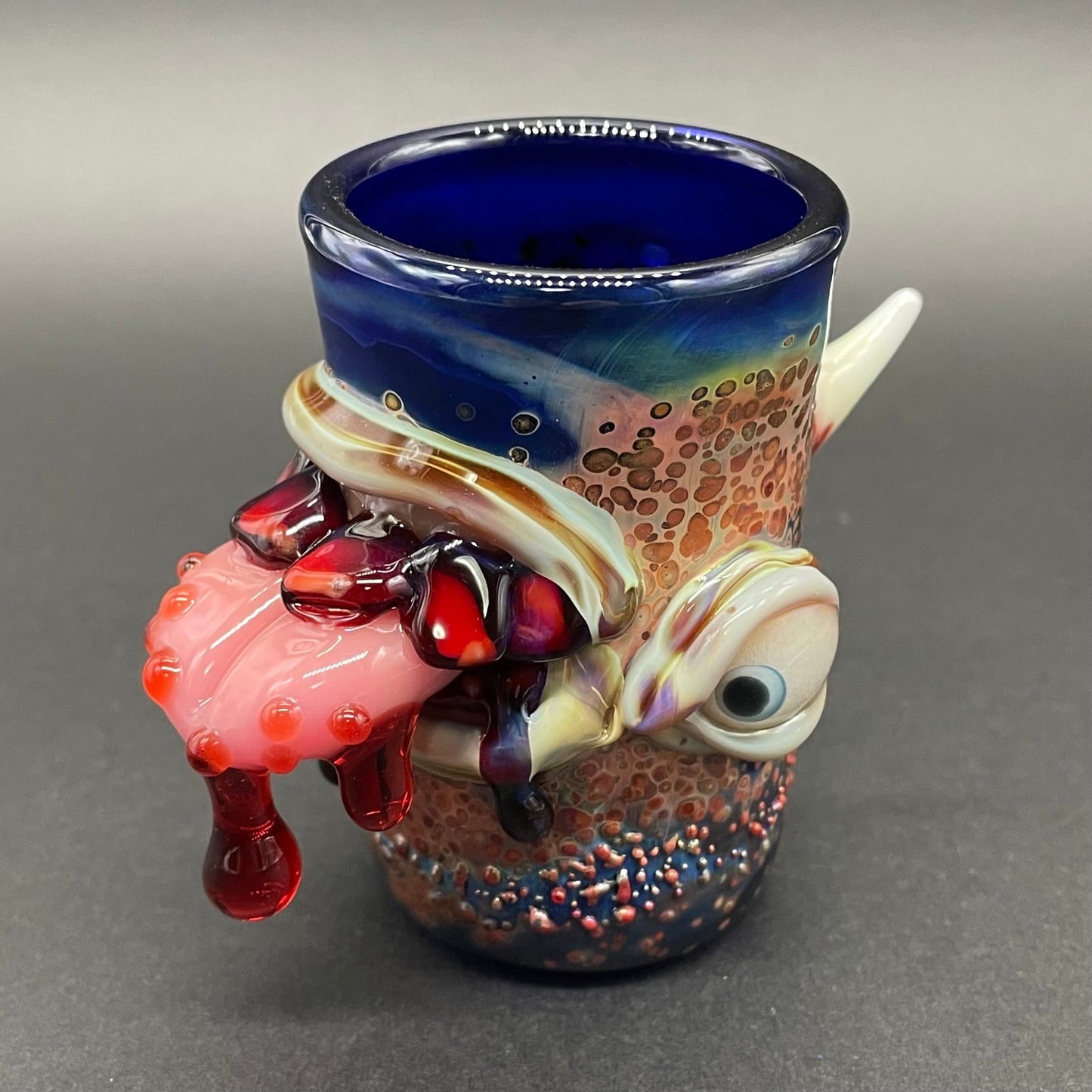 Leviathan Glass Taste the rainbow shot glass - hand-blown art