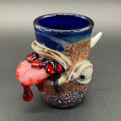 Leviathan Glass Taste the rainbow shot glass - hand-blown art