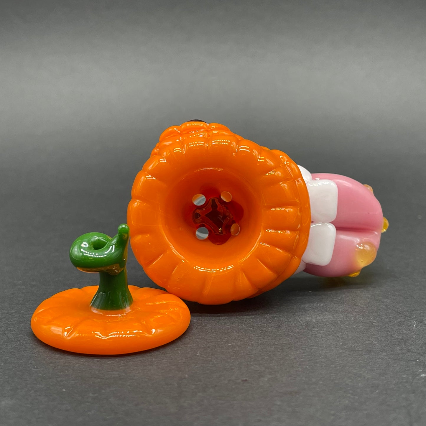 14mm drooling tongue slide by Leviathan Glass - artisan detail