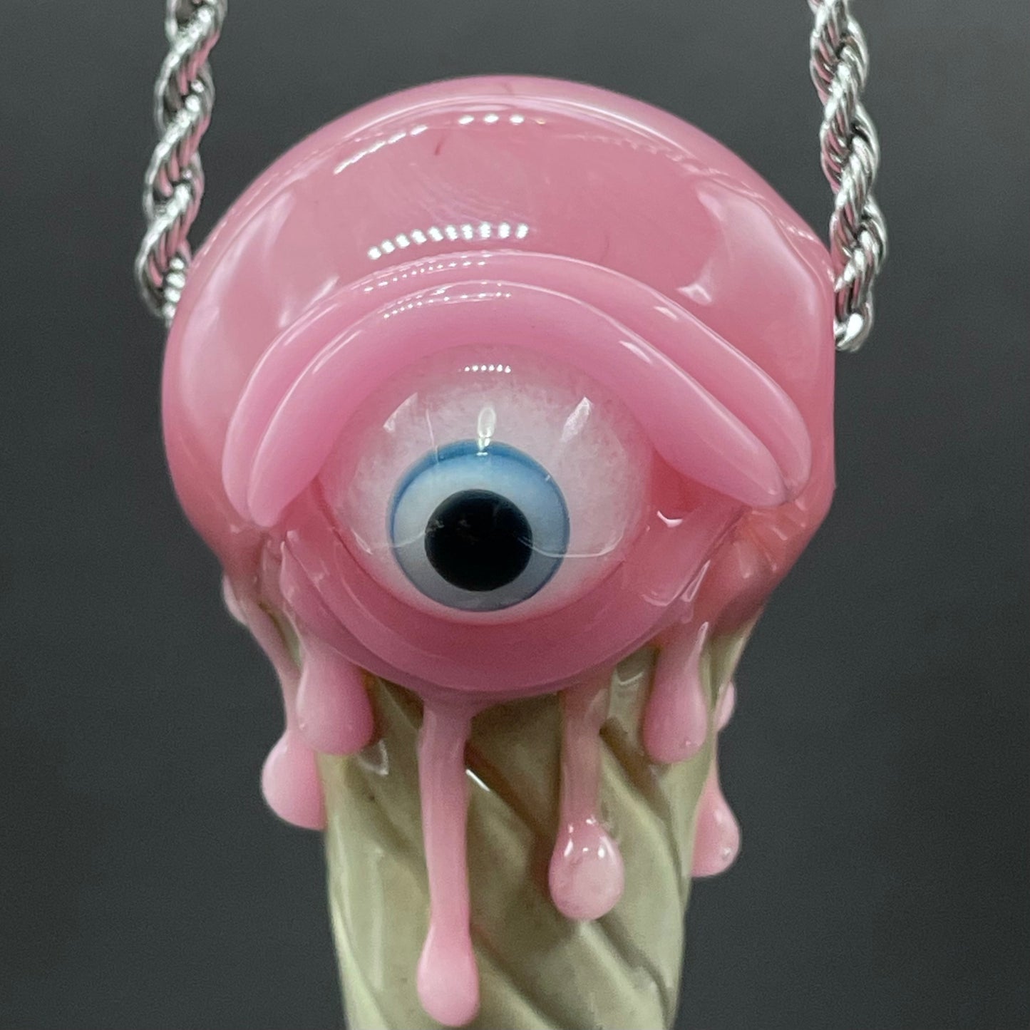 Eye scream cone pendant