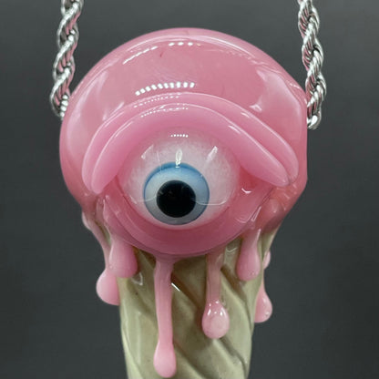 Eye scream cone pendant