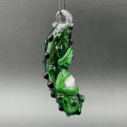 Leviathan Glass Pickle Rick - hand-blown art