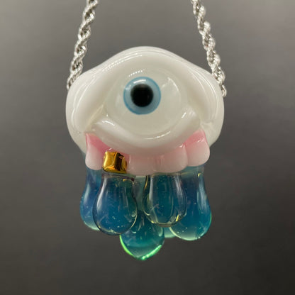 Eye of the storm glass pendant