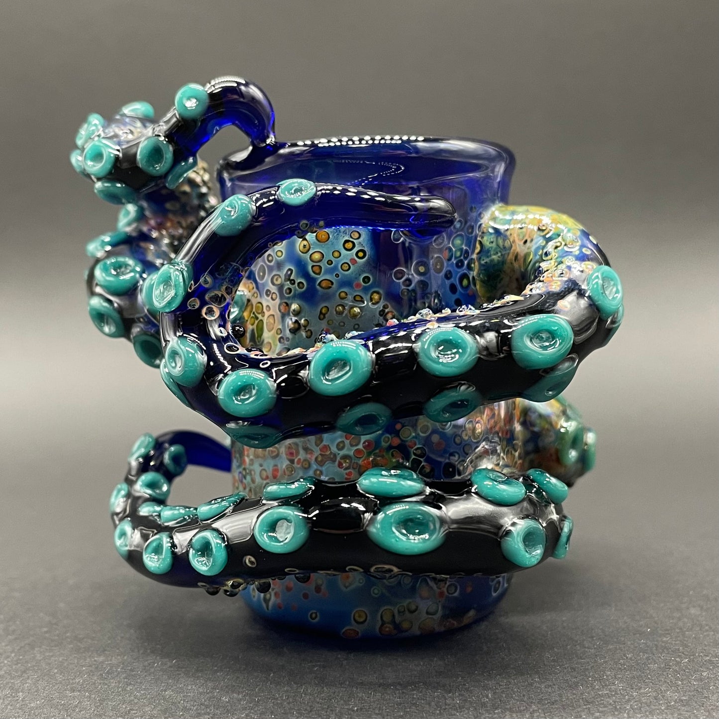 Leviathan Glass Leviathan wrapped tentacle shot glass - hand-blown art