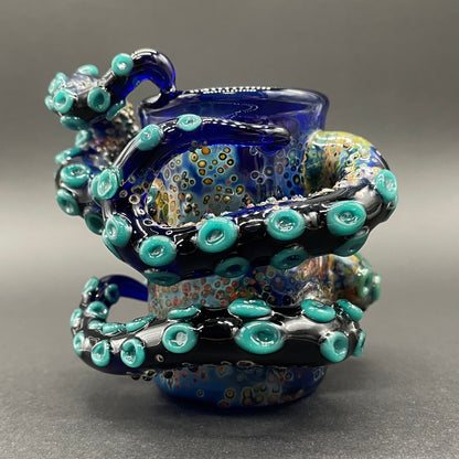 Leviathan Glass Leviathan wrapped tentacle shot glass - hand-blown art