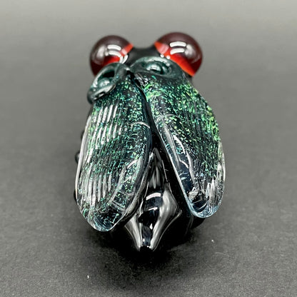 Hand-blown Cicada pendant - Leviathan Glass original