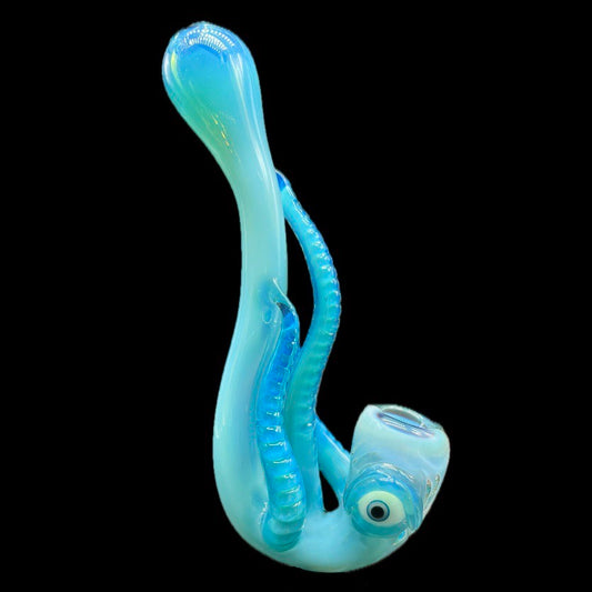 Hand-blown glass Meta terrania Sherlock by Leviathan Glass