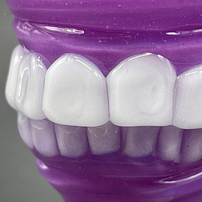 Hand-blown 18mm tentacle tongue slide. - Leviathan Glass original