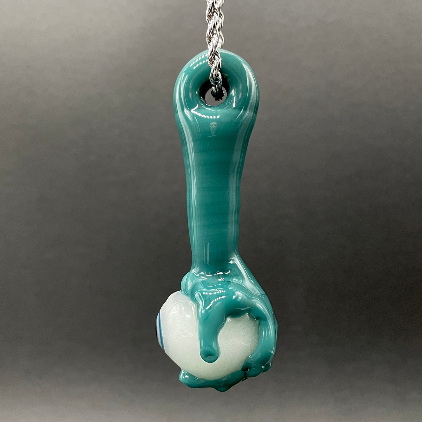 Eye of the beholder detail view - premium glass art