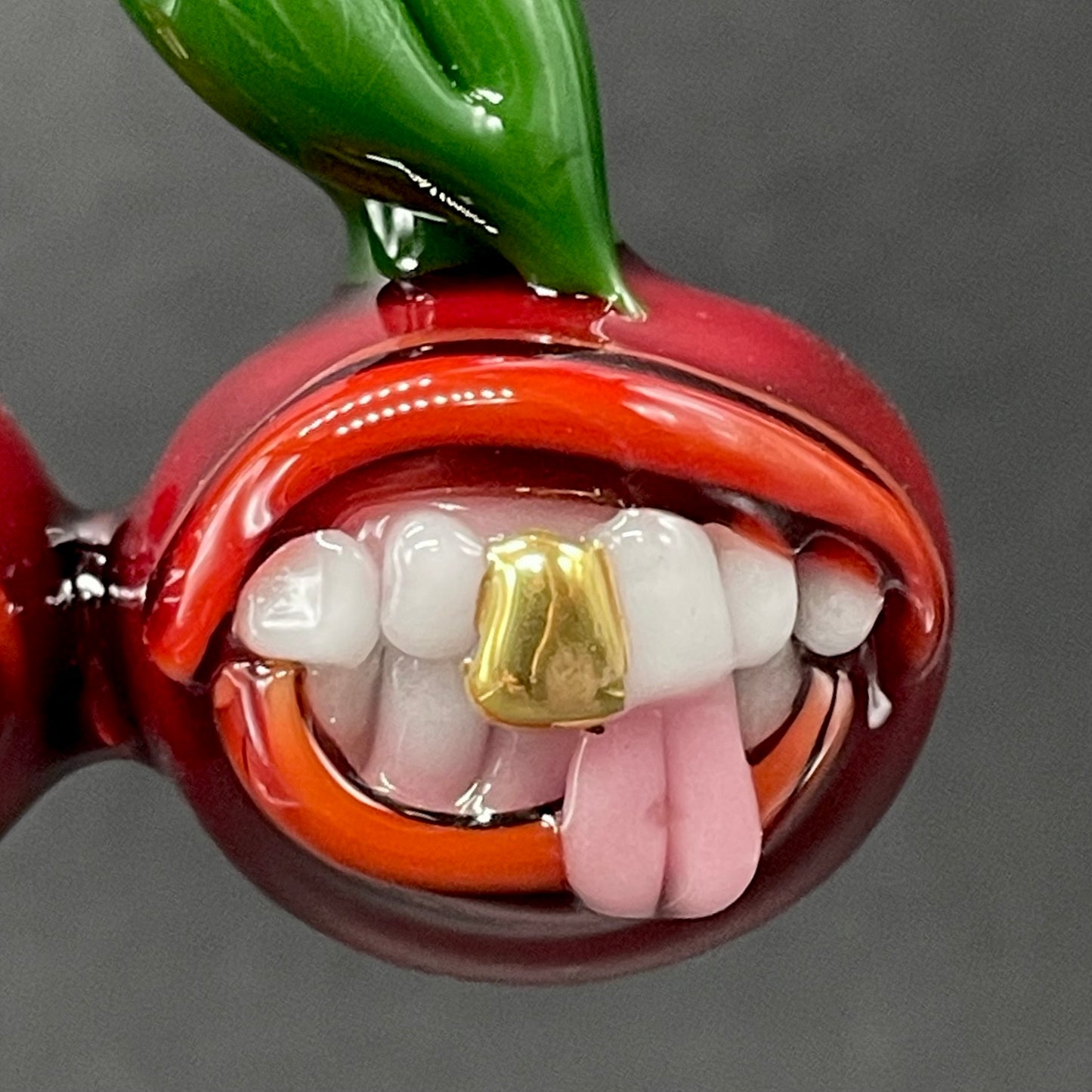 Premium Cherry pendant - collectible glass art